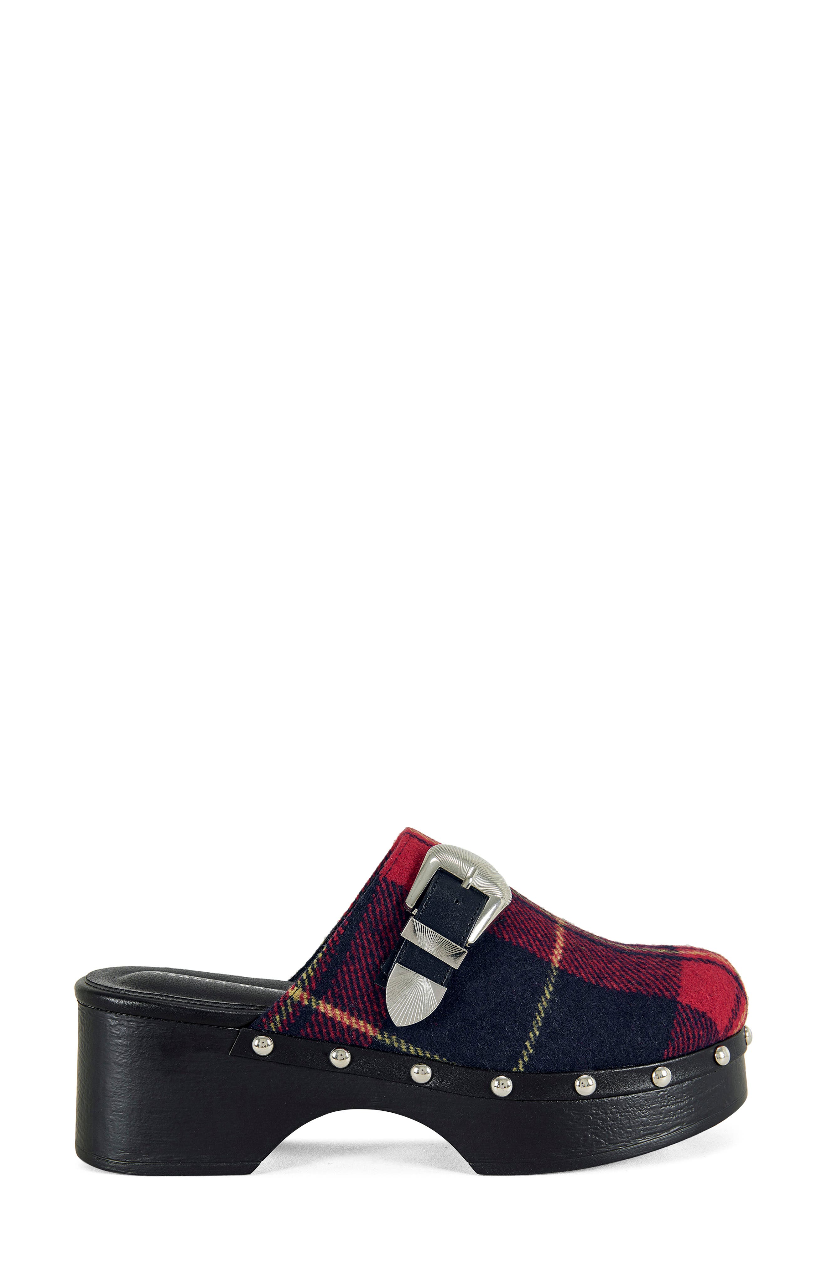 AZALEA WANG Studded Clog, Alternate, color, Red