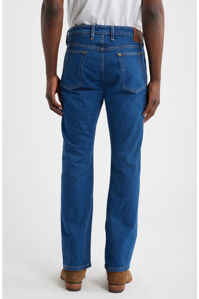 Slim Straight Heritage Denim Jeans, Alternate, color, MEDIUM BLUE