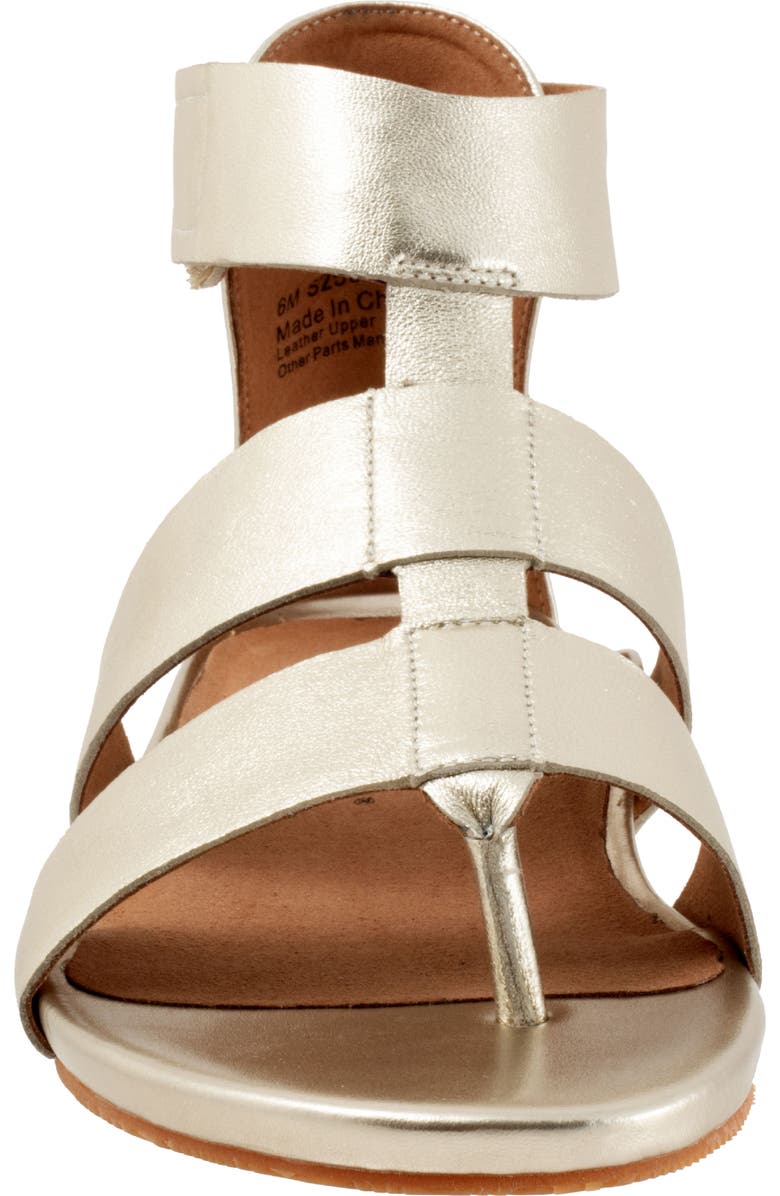 SoftWalk<sup>®</sup> Cabo Gladiator Sandal, Alternate, color, Champagne