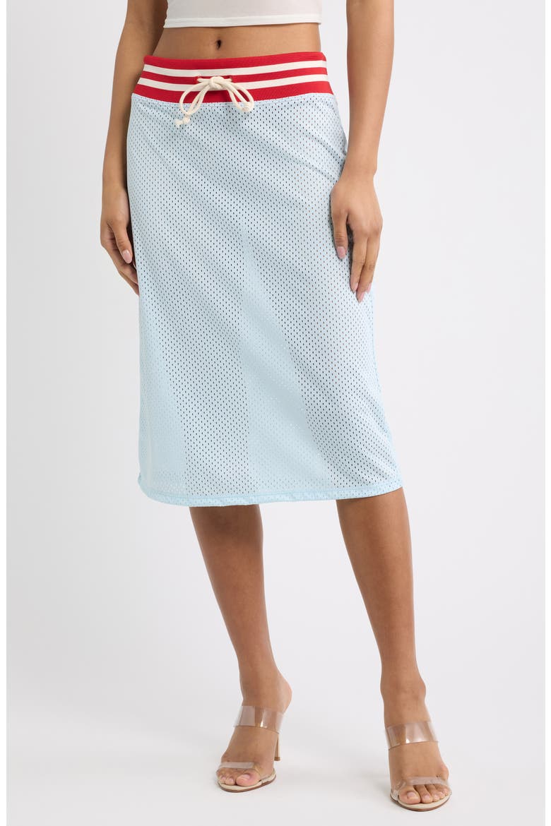 Alysa Airtex Midi Skirt, Main, color, MULTI
