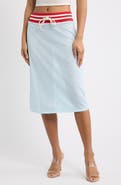JADED LONDON Alysa Airtex Midi Skirt