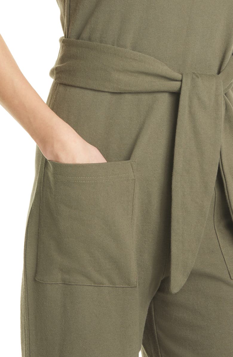 Rails Trixie Scoop Neck Sleeveless Cotton Knit Jumpsuit, Alternate, color, 