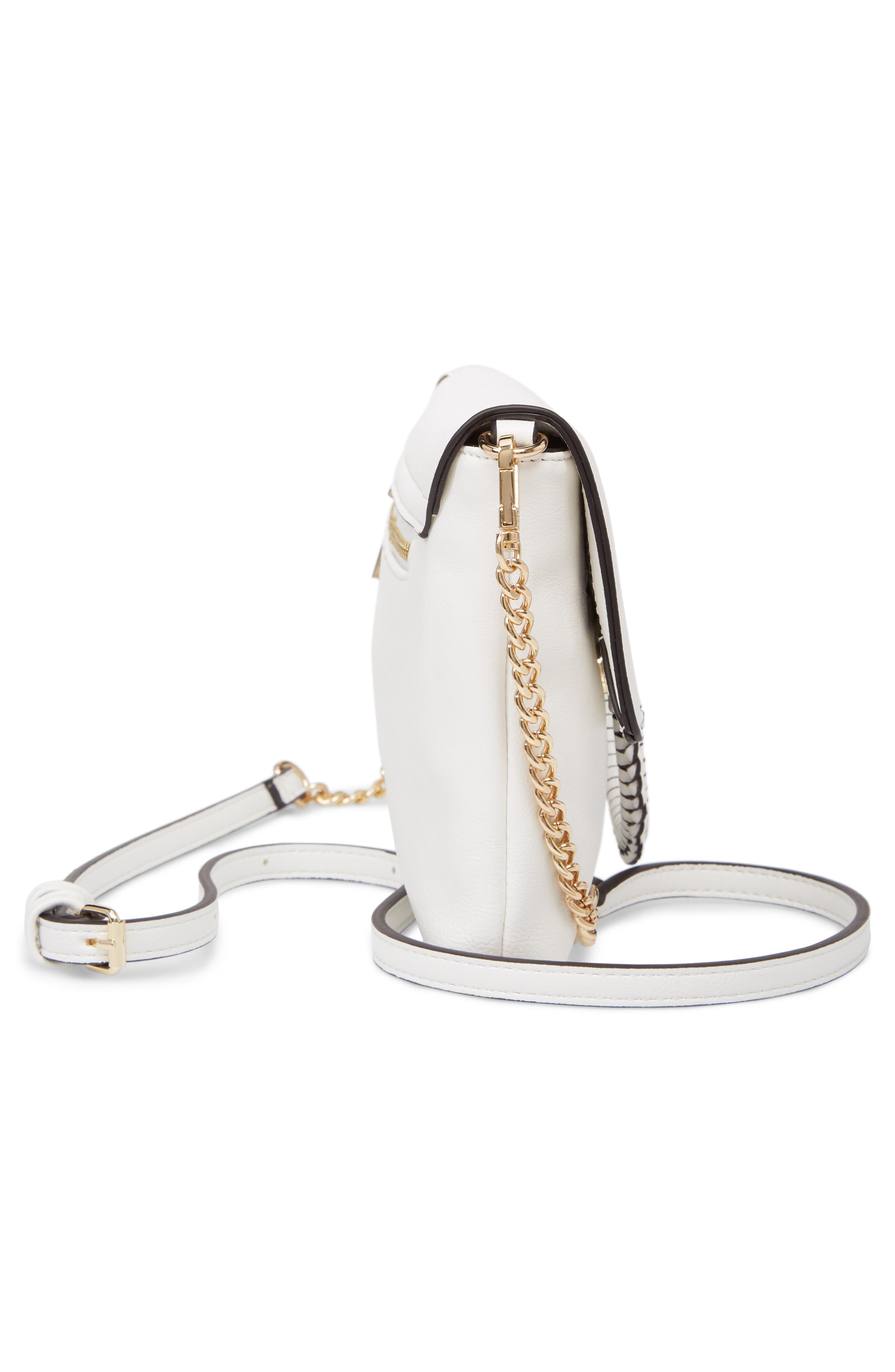 Sole Society Faux Leather Clutch, Alternate, color, 