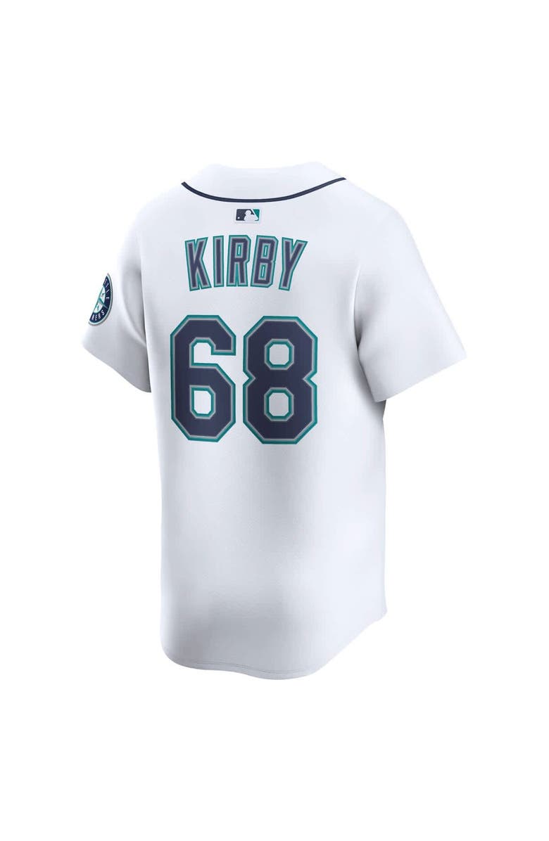 Nike Men's Nike George Kirby White Seattle Mariners Home Limited Player Jersey, Alternate, color, 