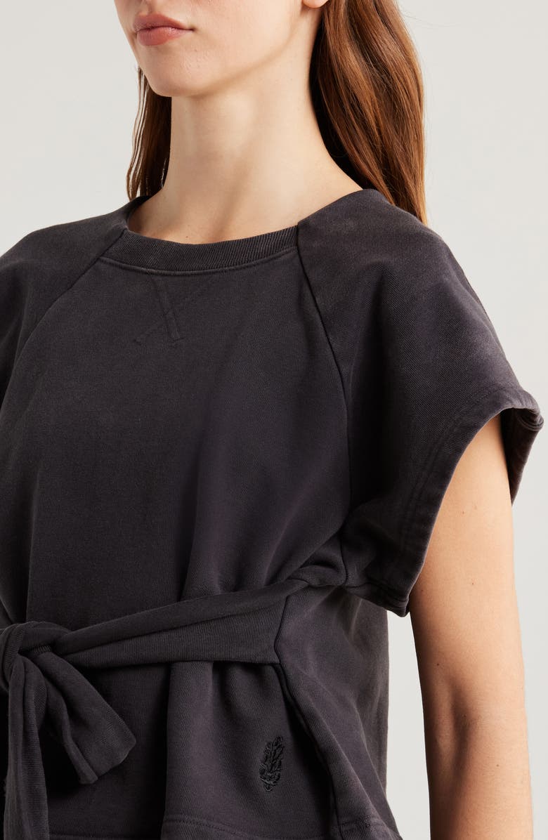 Free People FP Movement For The Win Wrap Waist Cotton Top, Alternate, color, 