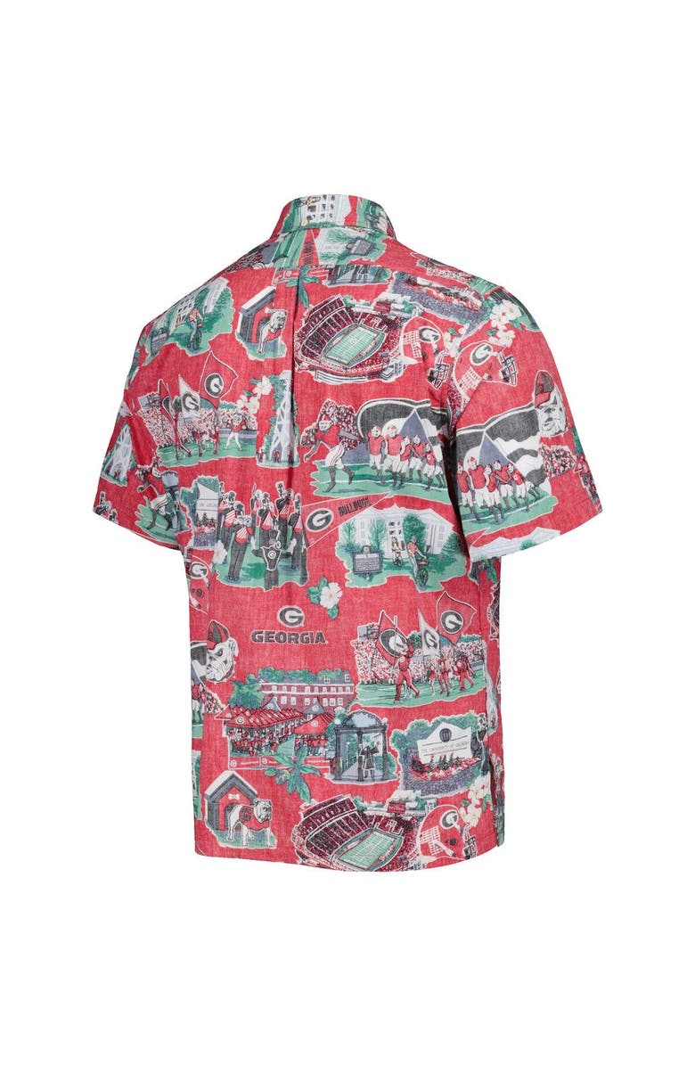 Reyn Spooner Men's Reyn Spooner Red Georgia Bulldogs Scenic Button-Down Shirt, Alternate, color, Red