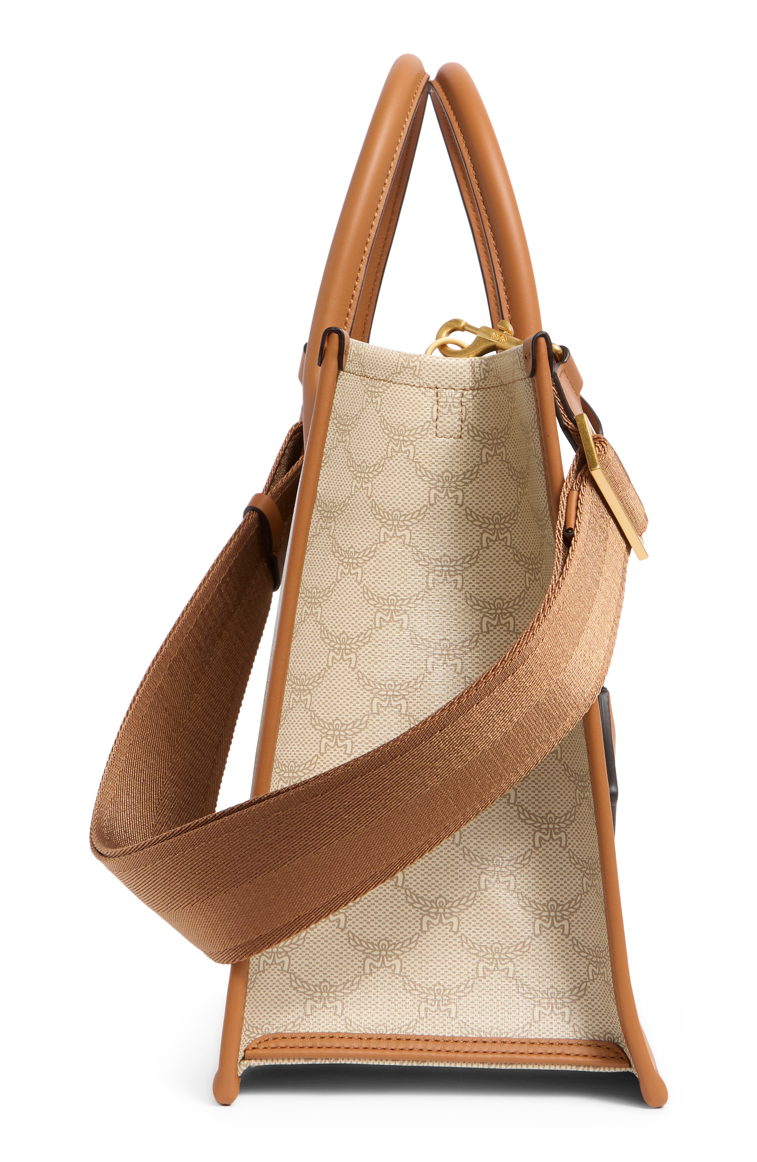 Medium Himmel Lauretos Coated Canvas Tote, Alternate, color, OATMEAL