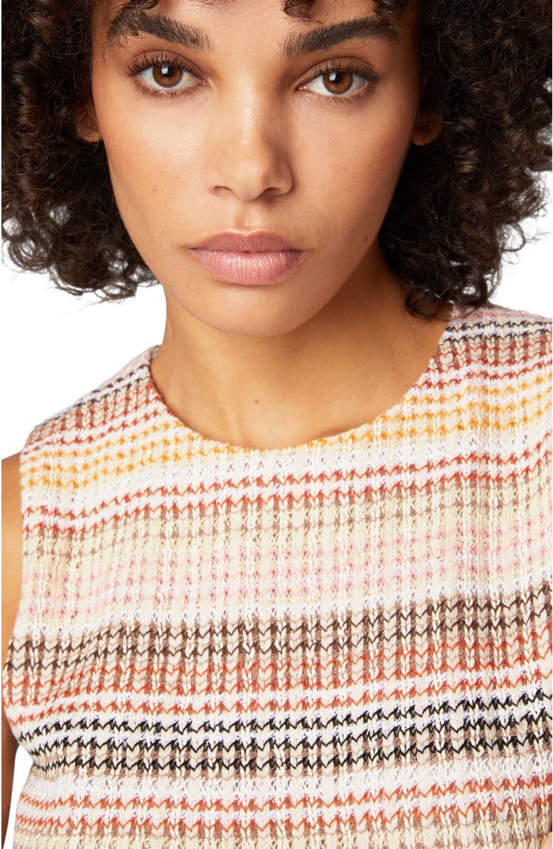 Missoni Sleeveless Dress In Cotton Blend With Caperdoni Motif, Alternate, color, Multicoloured 1