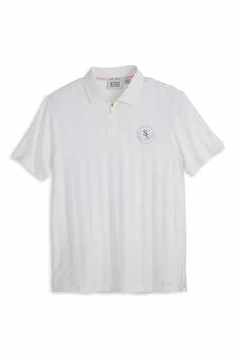 Scotch & Soda Popcorn Piqué Zip Polo
