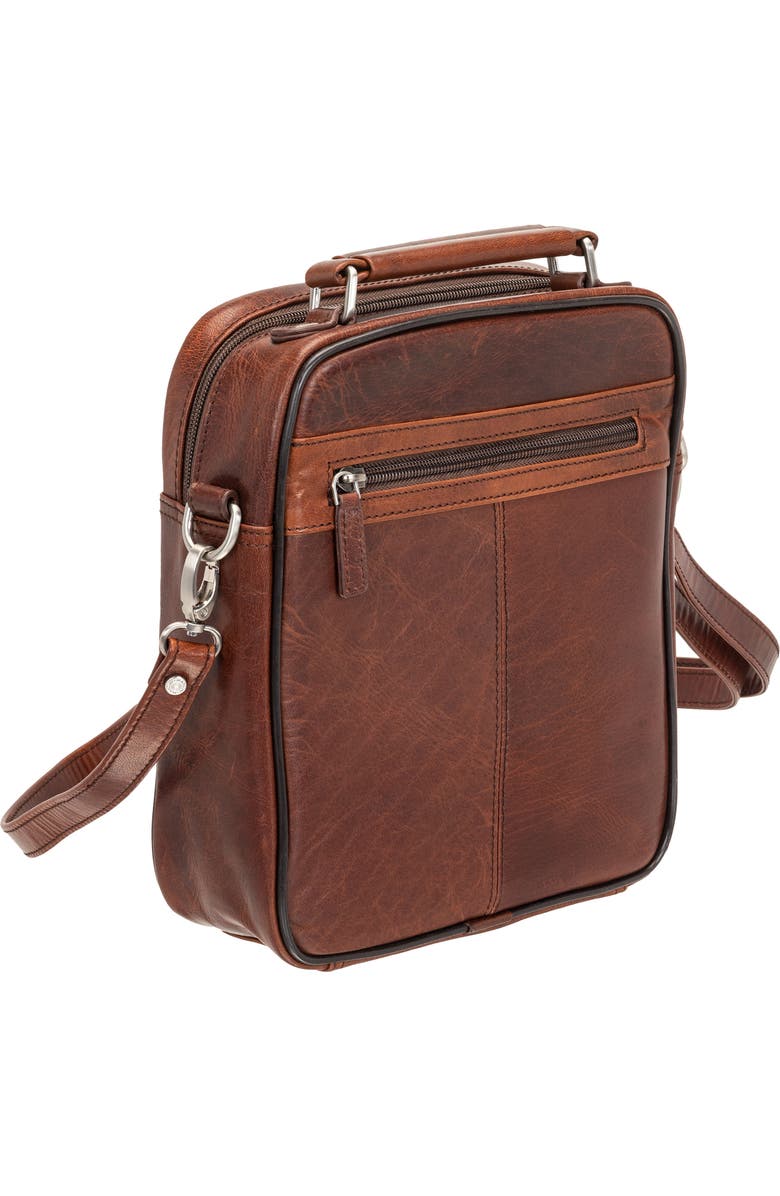 Mancini Buffalo Large Crossbody Bag, Alternate, color, Brown