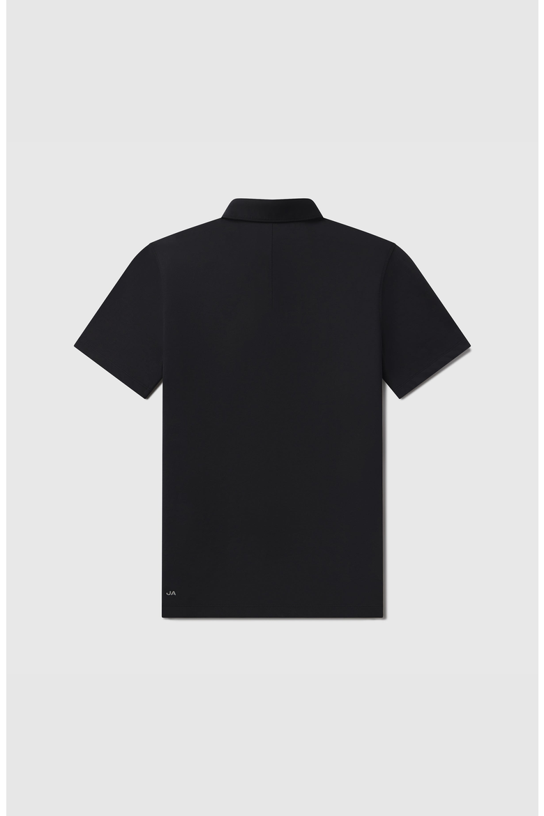 Jetsetter Tech Performance Polo, Alternate, color, Space Black