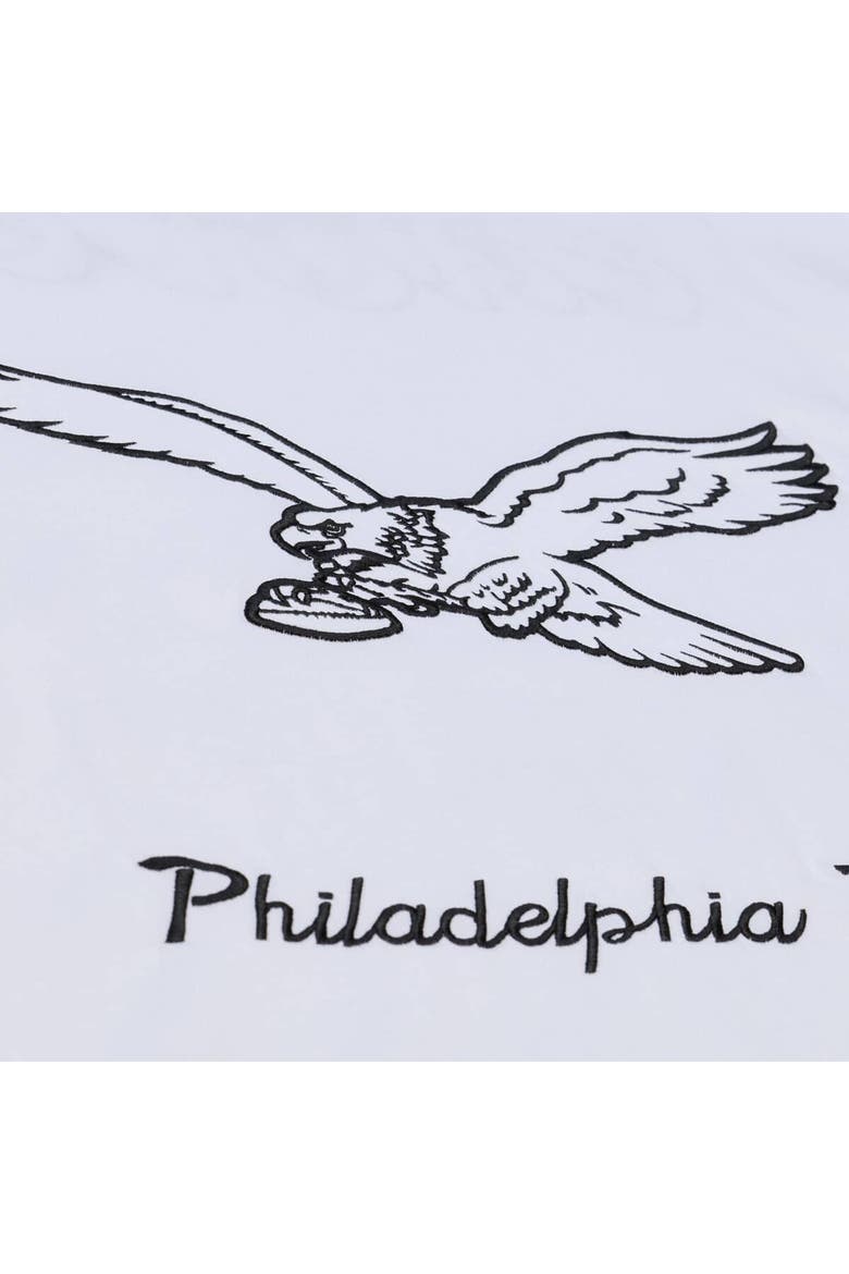 Men's Mitchell & Ness  White Philadelphia Eagles Arctic T-Shirt, Alternate, color, White