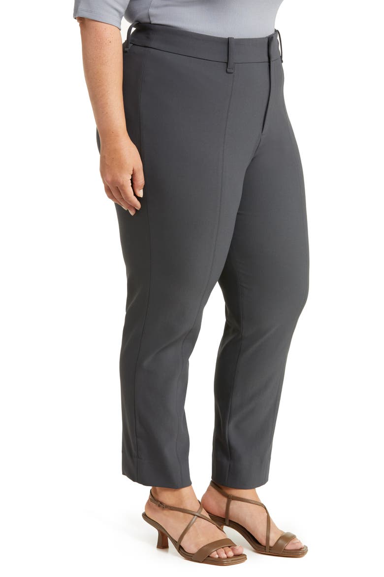 High Waist Cigarette Pants, Alternate, color, CHARCOAL