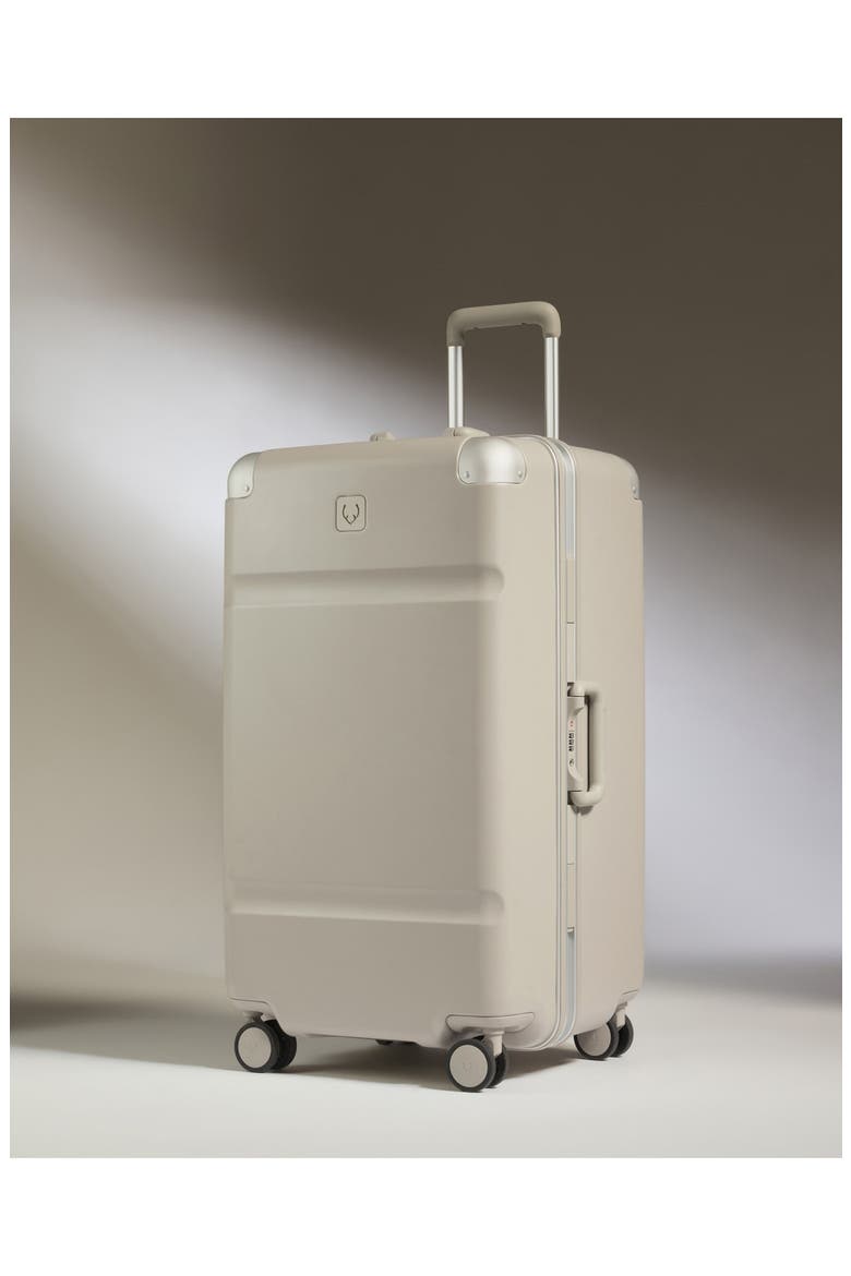 Trunk Luggage - Heritage Stripe, Main, color, Sandstone