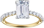 LuvMyJewelry Calista 14K Yellow Gold Emerald Lab Grown Diamond Engagement Ring - 2.41 Ct