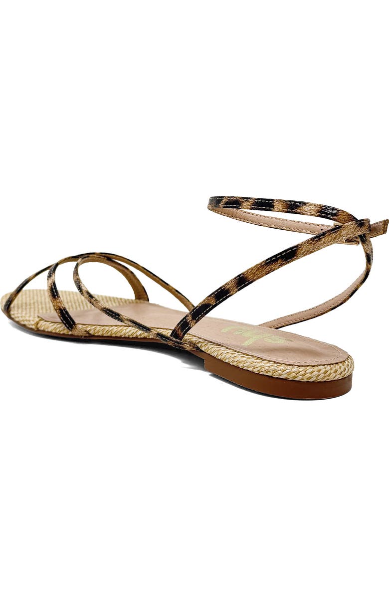 SHUSHOP Betty Ankle Strap Sandal, Alternate, color, Leopard Print