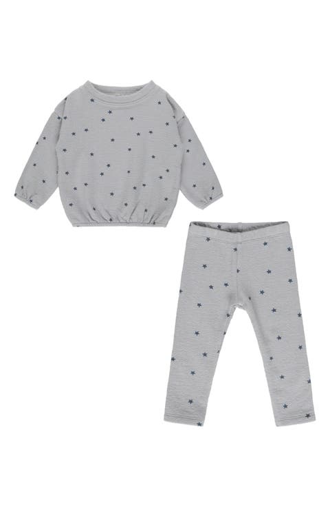 Kids' Star Print Spongy Knit Set (Baby & Toddler)