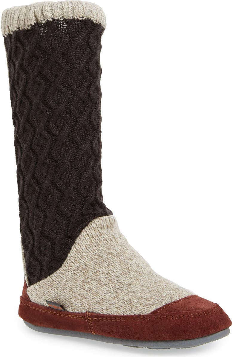 Acorn Slouch Slipper Boot, Main, color,