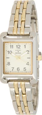 Lucky Brand Rectangular Link Bracelet Watch, 23mm x 32mm