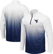 COLOSSEUM Men's Colosseum Navy West Virginia Mountaineers Magic Team Logo Quarter-Zip Jacket