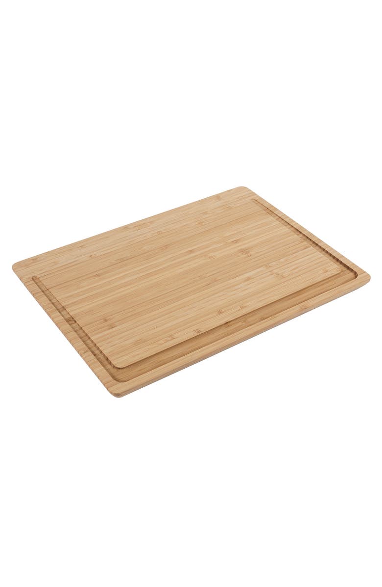 Kuhn Rikon ICED Cutting Board with Groove, 14.2-Inch x 10.2-Inch, Large, Main, color, Brown