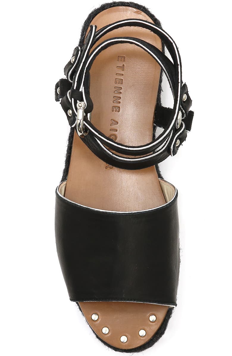 Etienne Aigner Winona Ankle Strap Platform Sandal, Alternate, color,