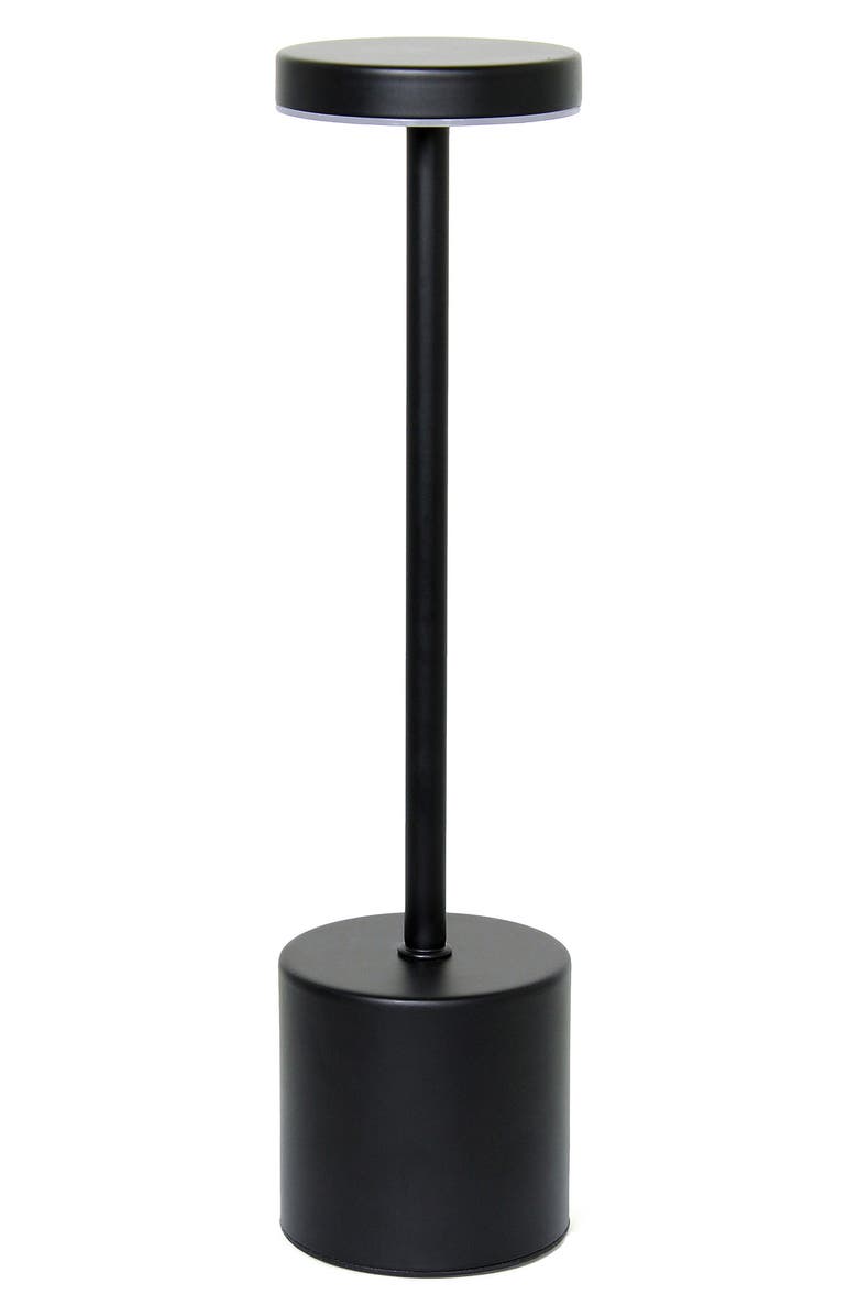 LALIA HOME Touch Activated Wireless Lamp, Main, color, Black