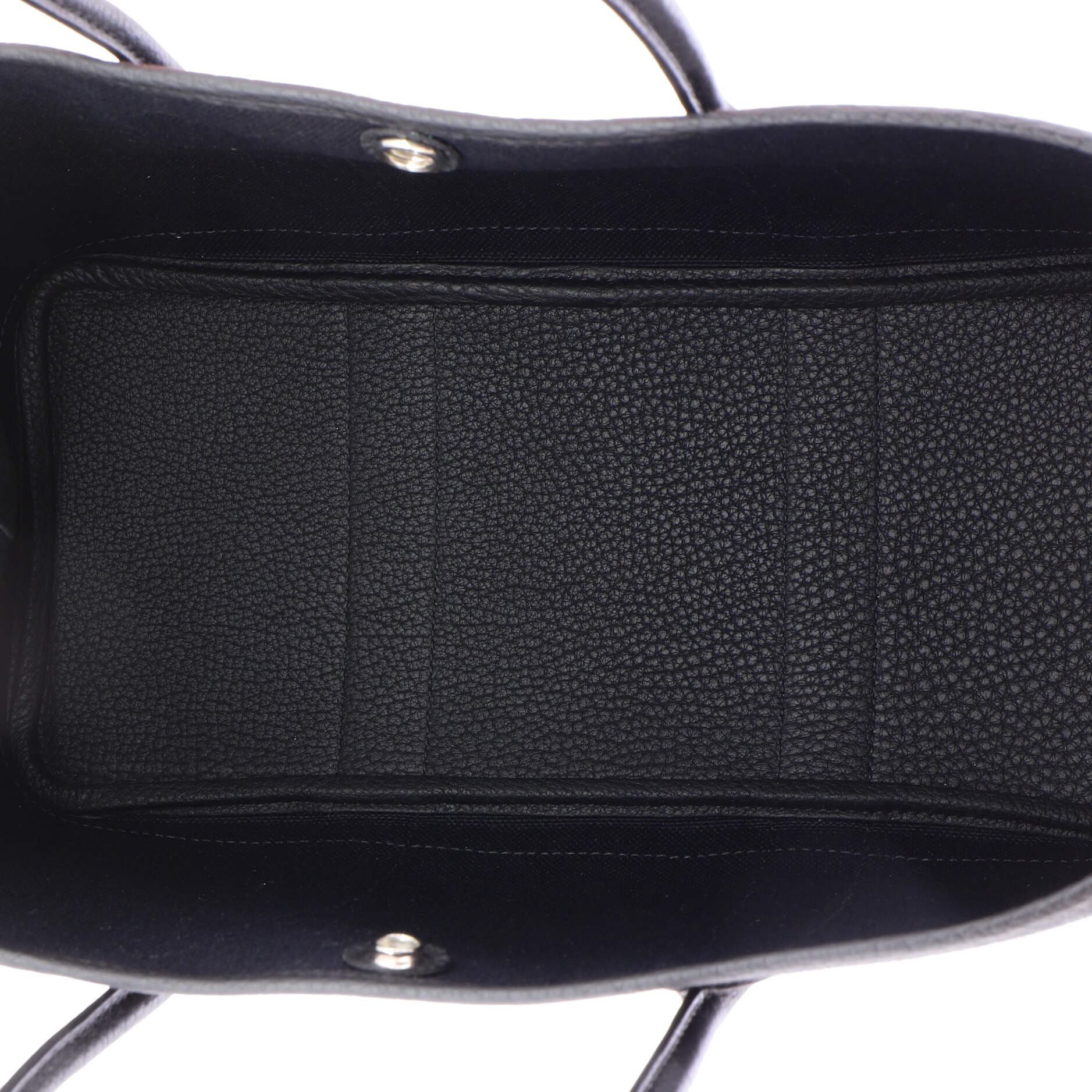 Pre-Owned Hermes Garden Party Tote Toile and Leather 30, Alternate, color, 