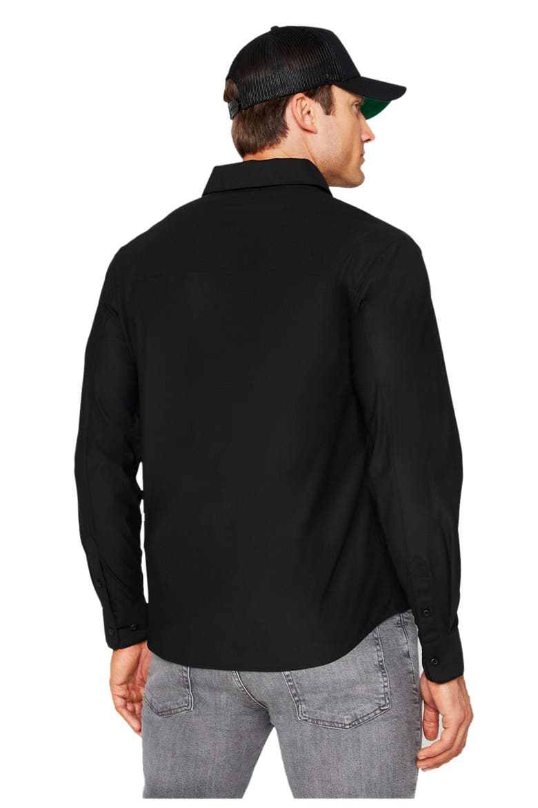 Men's The Don Long Sleeve Button Up, Alternate, color, Black