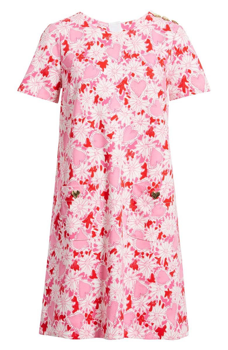 Lilly Pulitzer<sup>®</sup> Mattison Floral Cotton Blend Shift Dress, Alternate, color, 