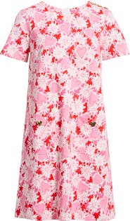 Lilly Pulitzer® Mattison Floral Cotton Blend Shift Dress