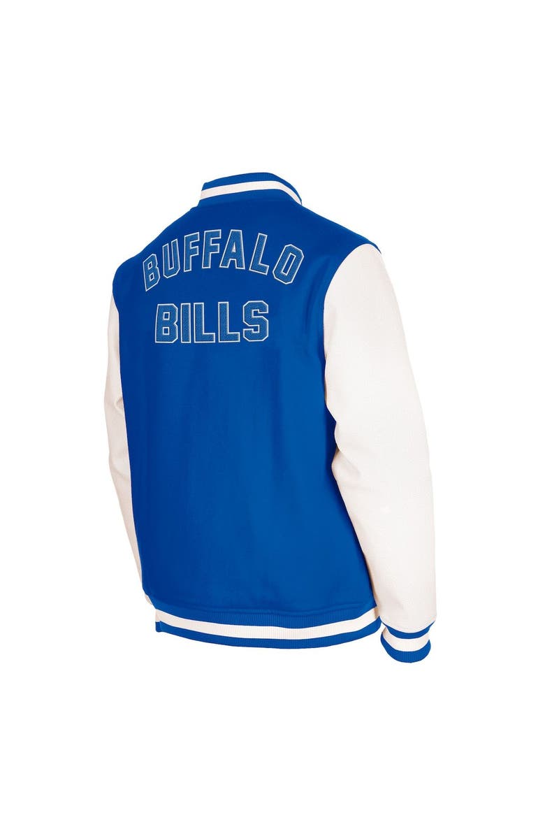 New Era Men's New Era Royal Buffalo Bills Third Down Varsity Full-Snap Jacket, Alternate, color,