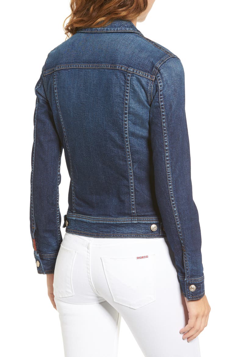 Classic Denim Jacket, Alternate, color, EDEN PORT