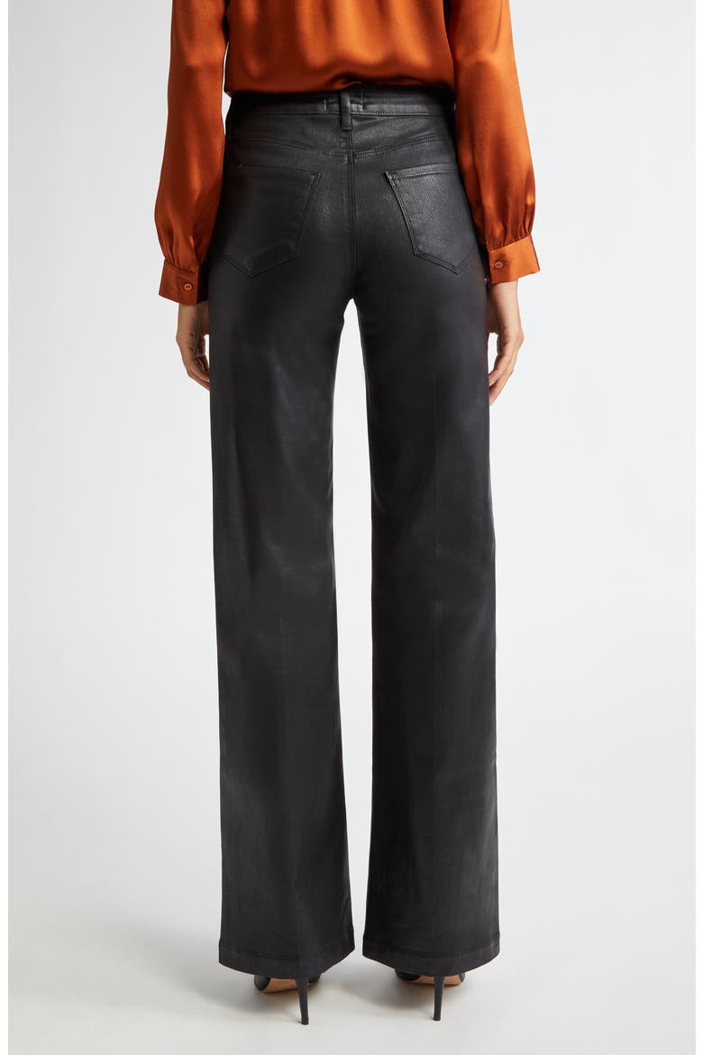 Clayton High Waist Wide Leg Pants, Alternate, color, NOIR COATE