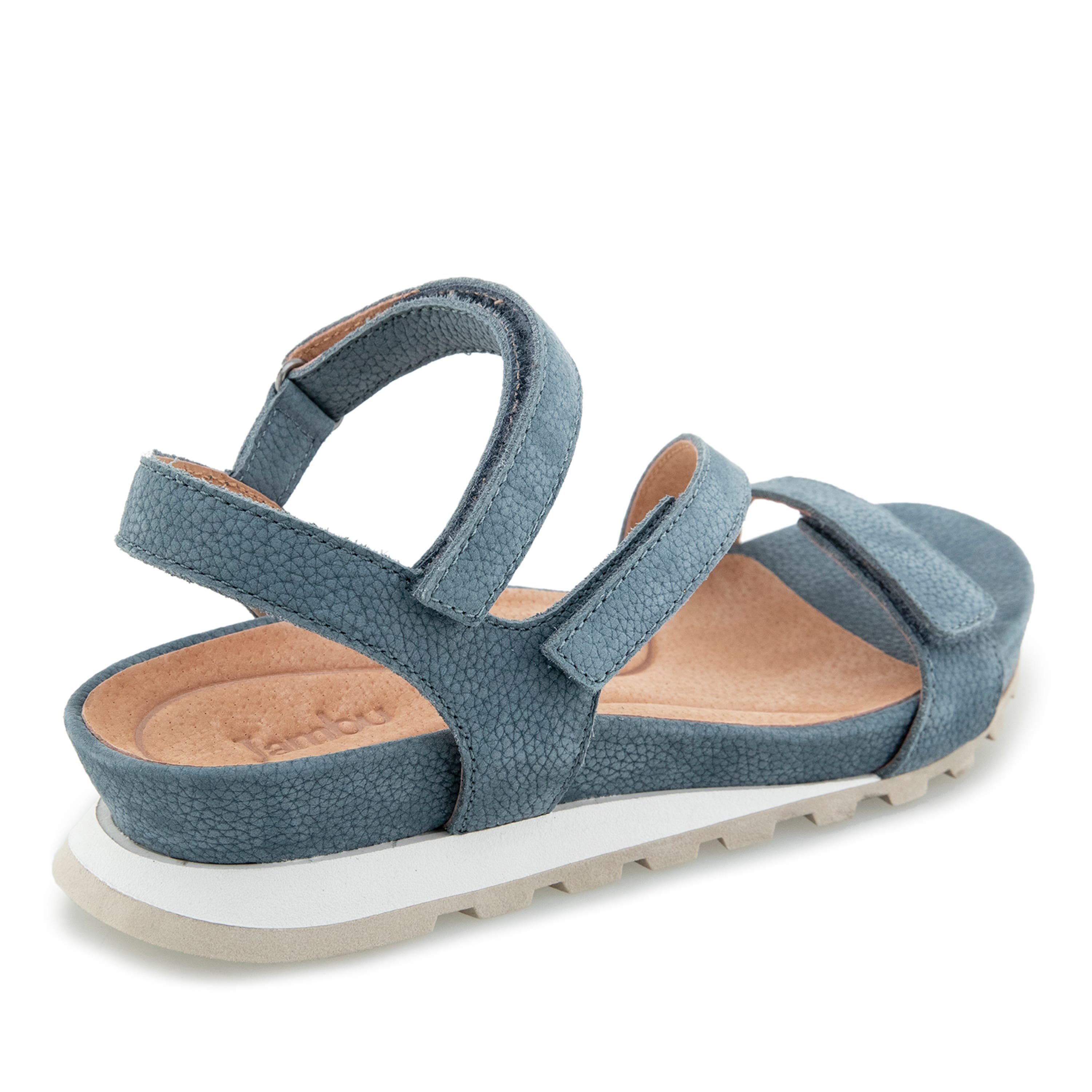 Liza Casual Wedge Sandal, Alternate, color, DENIM