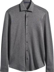 BOSS x Beckham Rudy Knit Button-Up Shirt
