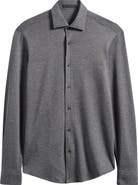 BOSS x Beckham Rudy Knit Button-Up Shirt