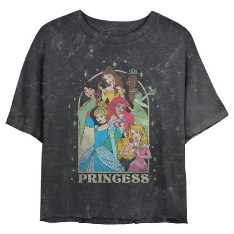 Junior's Disney Princess Arch  Graphic T-Shirt