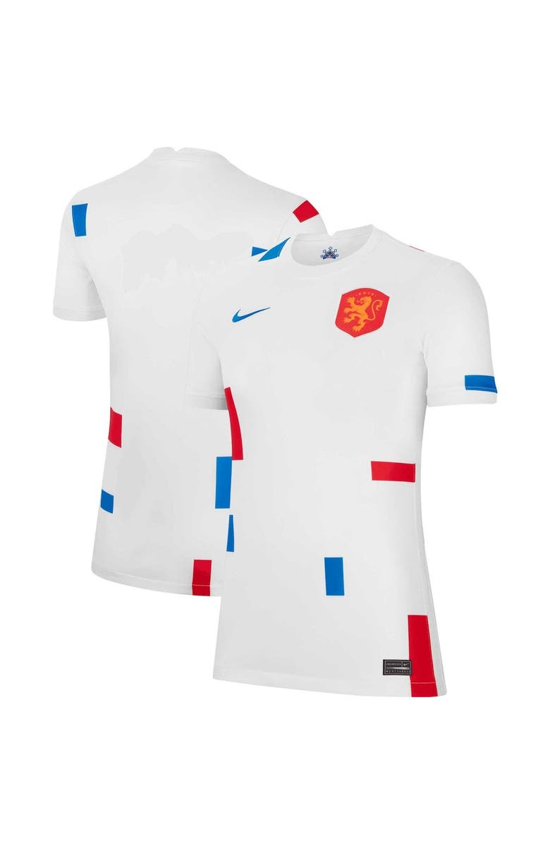 Nike Women's Nike White Netherlands Women's National Team 2022/23 Away Replica Blank Jersey, Main, color, White