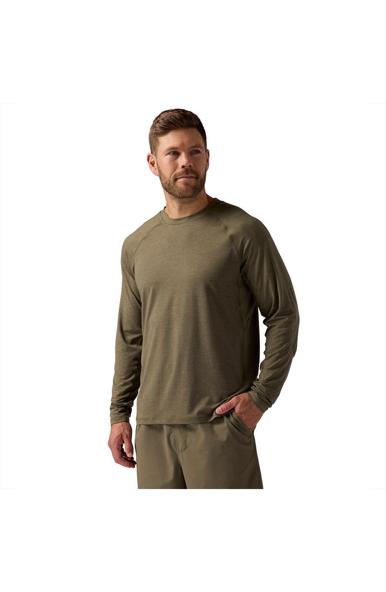 Backcountry Destination Long-Sleeve Crew Top - Men
s, Alternate, color, Kalamata