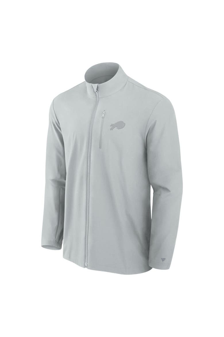 Men's Fanatics Signature Gray Buffalo Bills Front Office Woven Full-Zip Jacket, Alternate, color, Gray