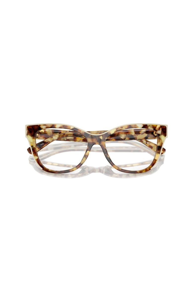 Tory Burch 51mm Cat Eye optical glasses, Alternate, color, Tortoise