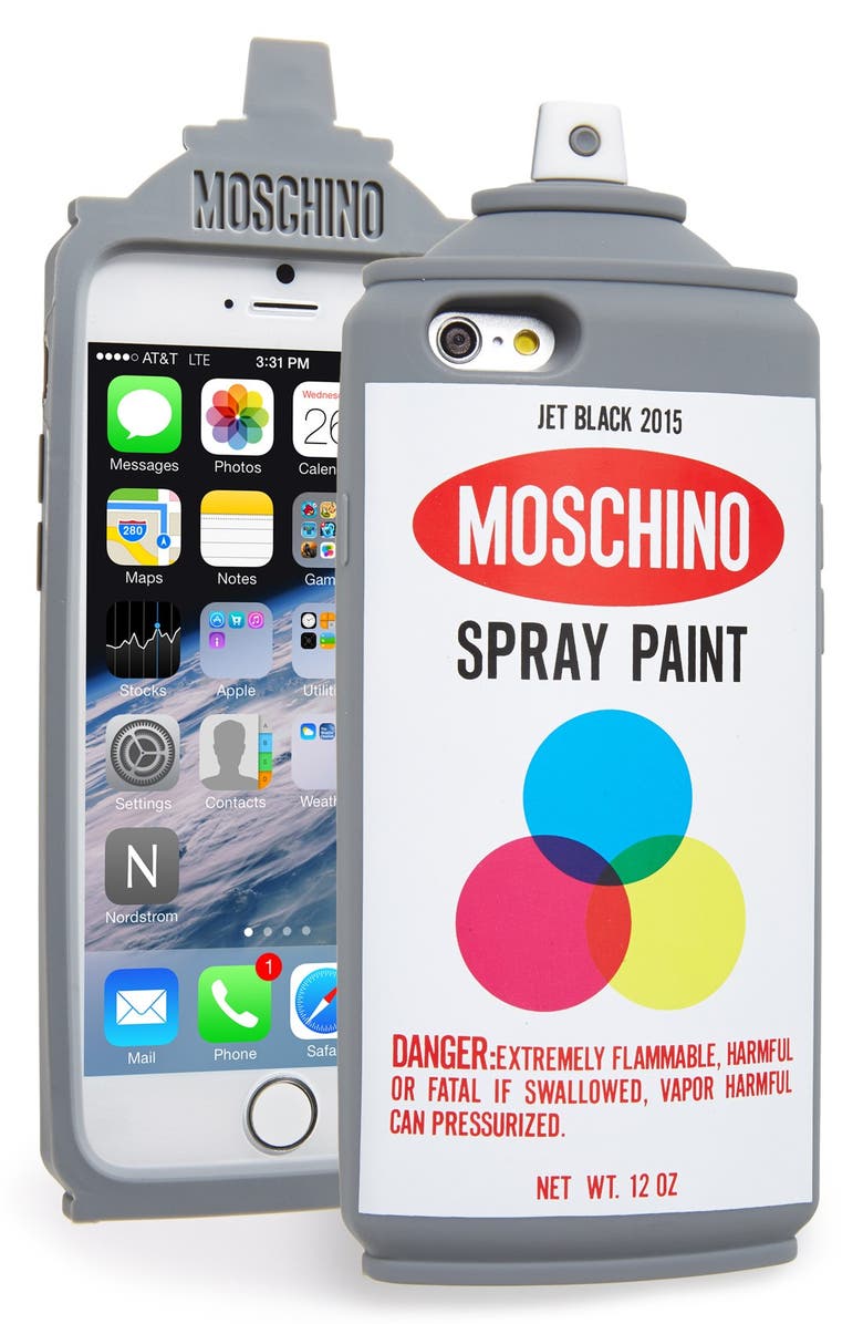 Moschino Spray Paint Can iPhone 6 & 6s Case, Main, color, 