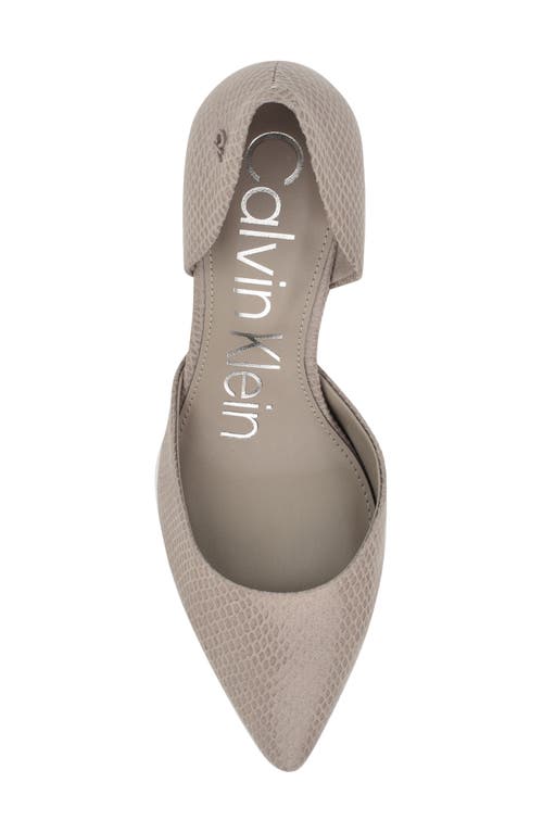 Calvin Klein Gloria D'orsay Pump In Taupe