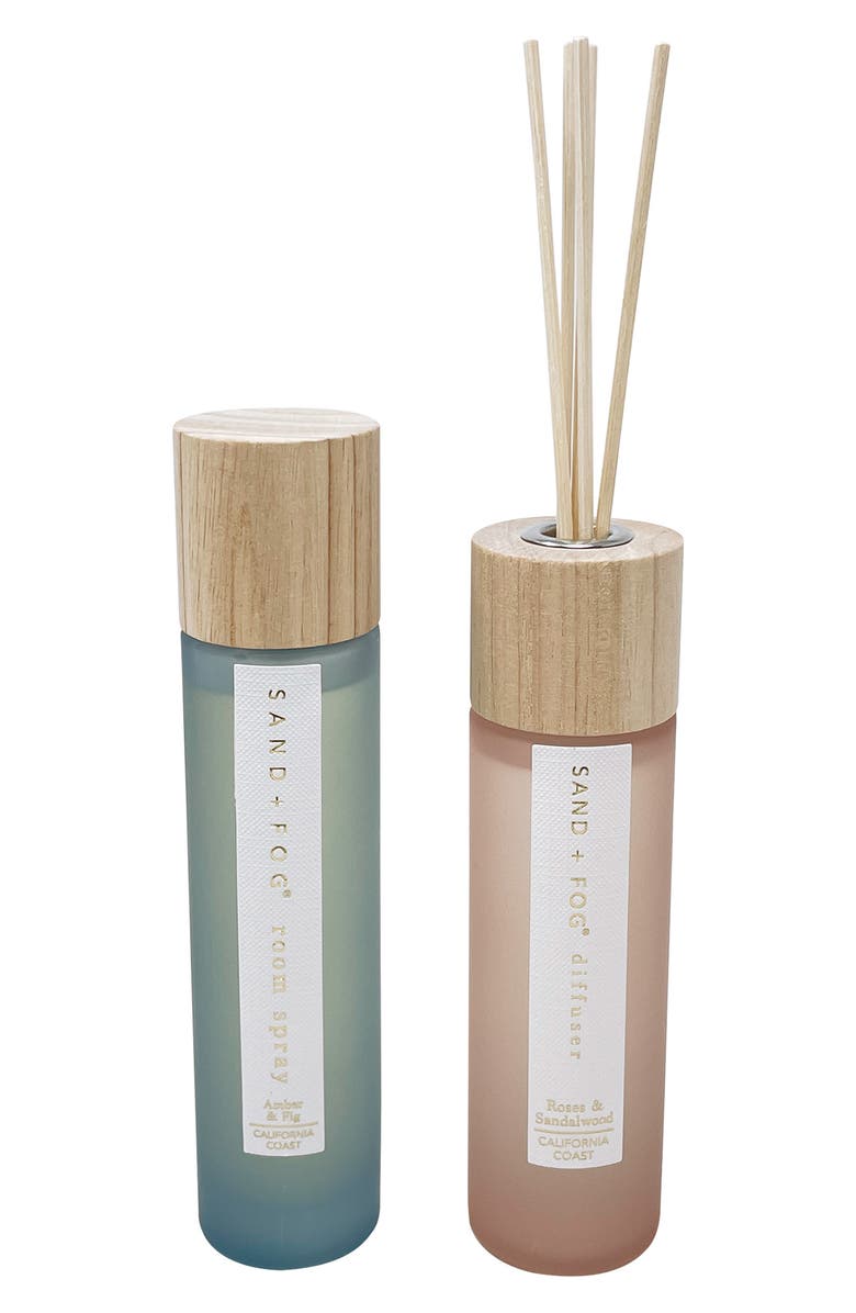 SAND AND FOG Room Spray & Diffuser Set of Two, Main, color, 