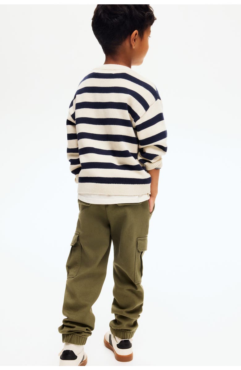 H&M Cargo Joggers, Alternate, color, Dark Khaki Green