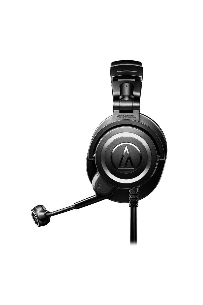 ATH-M50xSTS StreamSet Closed-Back Streaming Headset, Alternate, color, Black