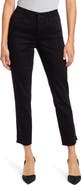 Wit & Wisdom Logan 'Ab'Solution High Waist Slim Fit Raw Hem Crop Jeans