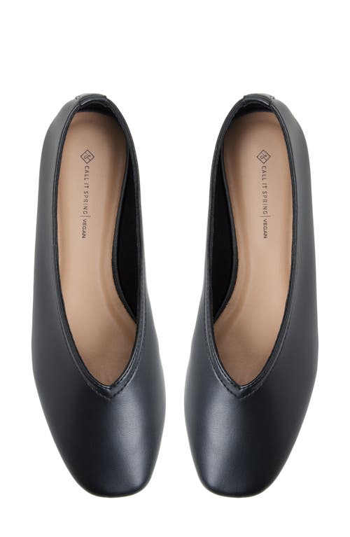 Call It Spring By Aldo Eleynora Ballet Flat In Black