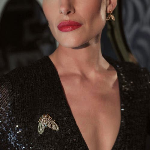Bill Skinner Studio Bejewelled Moth Brooch